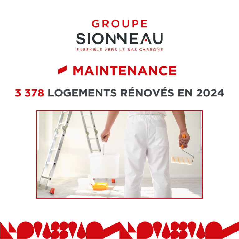 3378 logements rénovés en 2024 par notre service maintenance : un engagement durable pour le confort des résidents