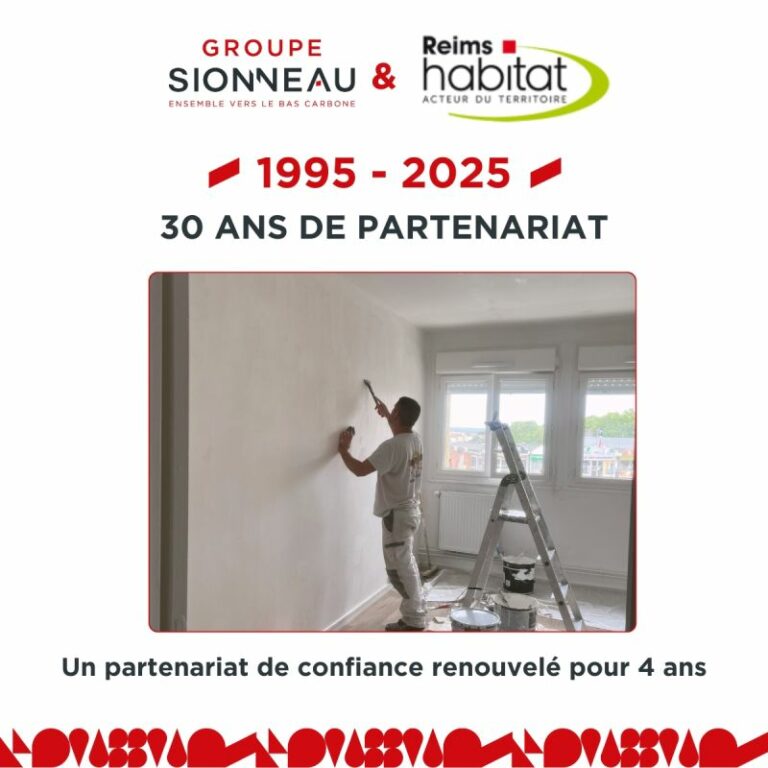 Partenariat entre le Groupe SIONNEAU et Reims Habitat pour l’entretien du parc de logements sociaux à Reims